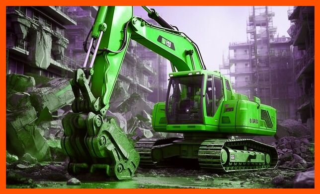 Powerful Heavy Equipment in Action - Constructing the Future